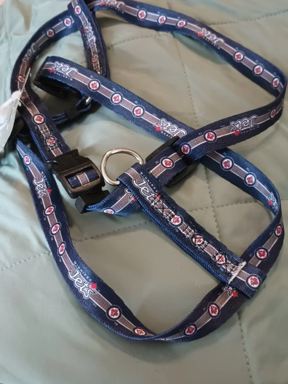 NEW Winnipeg Jets NHL Adjustable Dog Harness Medium